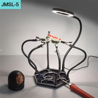 Adjustable Helping Hand With Magnifying Glass Adjustable Helping Hand With Magnifying Glass